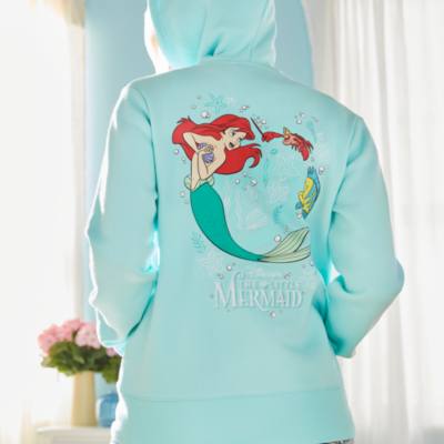 Sudadera capucha La Sirenita para adultos