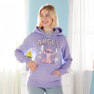 Angel Stitch Attacks Snacks Hooded Sweatshirt For Adults