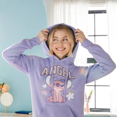 Angel Stitch Attacks Snacks Hooded Sweatshirt For Adults