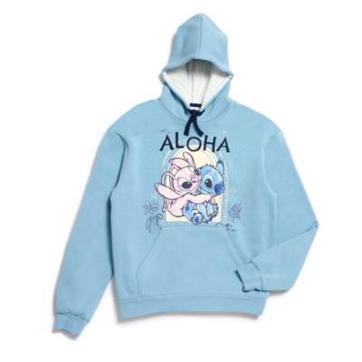 Stitch and Angel Hooded Sweatshirt For Adults, Lilo & Stitch