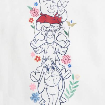 Winnie the Pooh Zip Front Hooded Sweatshirt For Adults