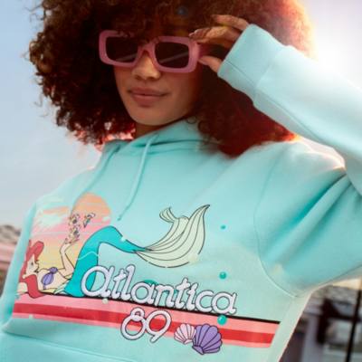 Disney Store The Little Mermaid Hooded Sweatshirt For Adults