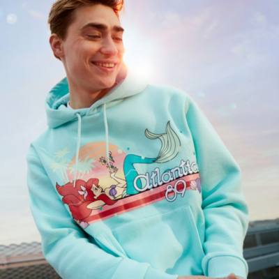 Disney Store The Little Mermaid Hooded Sweatshirt For Adults