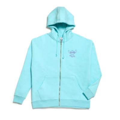 Lilo Stitch Zip Front Hooded Sweatshirt For Adults