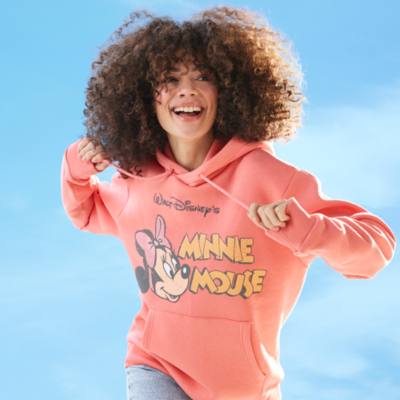Minnie Mouse Vintage Style Hooded Sweatshirt For Adults