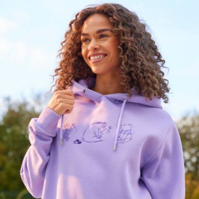 Winnie the Pooh and Friends Lilac Ladies' Hooded Sweatshirt