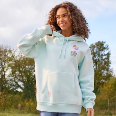 Up Blue Hooded Sweatshirt For Adults