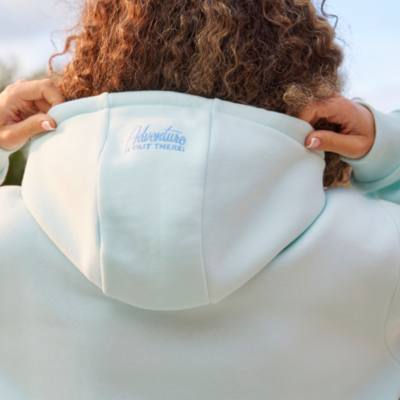 Up Blue Hooded Sweatshirt For Adults