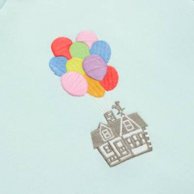 Up Blue Hooded Sweatshirt For Adults