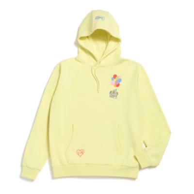 Up Yellow Hooded Sweatshirt For Adults
