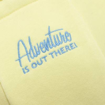 Up Yellow Hooded Sweatshirt For Adults