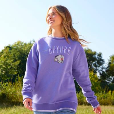 Eeyore Sweatshirt For Adults Winnie the Pooh Disney Store