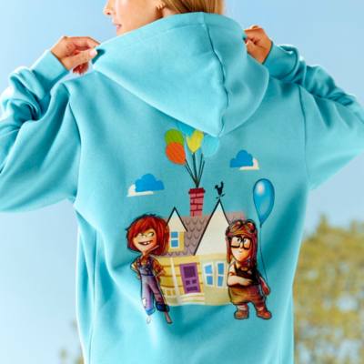 Oben - Carl und Ellie - Kapuzensweatshirt f&uuml;r Erwachsene