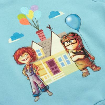 Oben - Carl und Ellie - Kapuzensweatshirt f&uuml;r Erwachsene