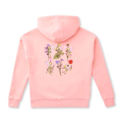 Sudadera capucha cremallera Campanilla para mujer, Botanical
