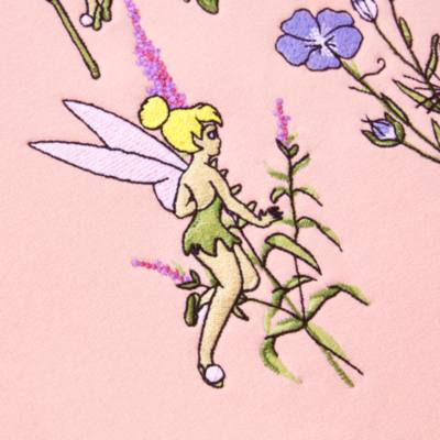 Sudadera capucha cremallera Campanilla para mujer, Botanical