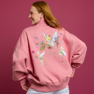 Tinker Bell Ladies' Zip Neck Sweatshirt, Peter Pan
