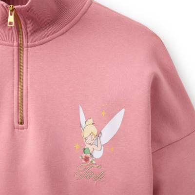 Tinker Bell Ladies' Zip Neck Sweatshirt, Peter Pan