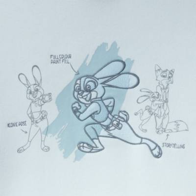 Judy Hopps Pastel Ladies&rsquo; Hoodie, Zootropolis