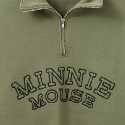 Minnie Mouse Icon Disney Quarter Zip Ladies' Sweatshirt