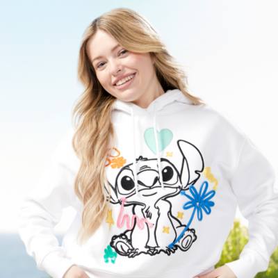 Stitch Hooded Sweatshirt For Adults, Lilo & Stitch