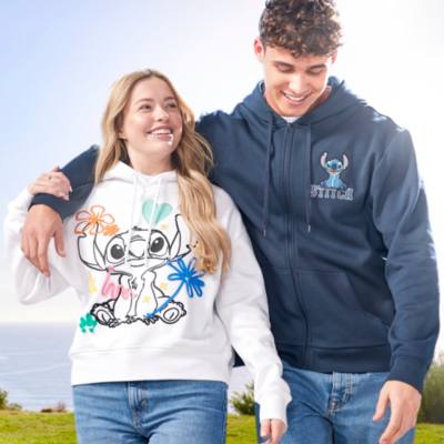 Stitch Hooded Sweatshirt For Adults, Lilo & Stitch
