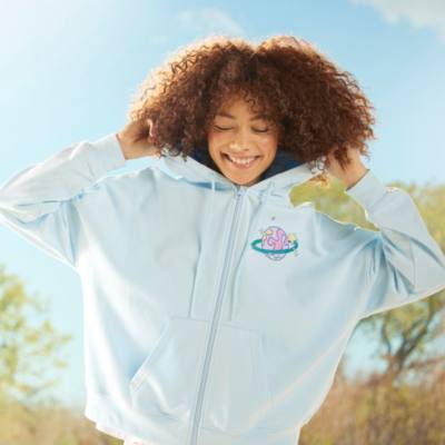 Stitch Zip Front Hooded Sweatshirt For Adults, Lilo & Stitch