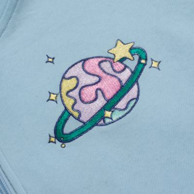 Stitch Zip Front Hooded Sweatshirt For Adults, Lilo & Stitch