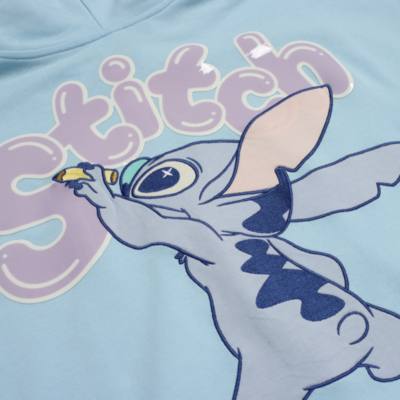 Stitch Zip Front Hooded Sweatshirt For Adults, Lilo & Stitch