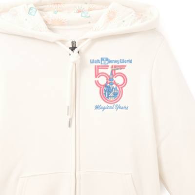 Haut &agrave; capuche zipp&eacute; 55e&nbsp;anniversaire de Walt Disney World pour femmes