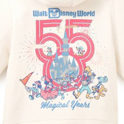 Haut &agrave; capuche zipp&eacute; 55e&nbsp;anniversaire de Walt Disney World pour femmes