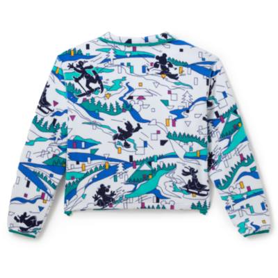 Columbia Mickey Mouse Ladies' White Fleece Pullover Jacket