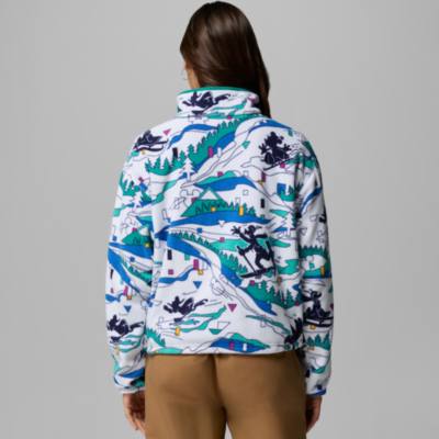 Columbia Mickey Mouse Ladies' White Fleece Pullover Jacket