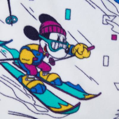 Columbia Mickey Mouse Ladies' White Fleece Pullover Jacket