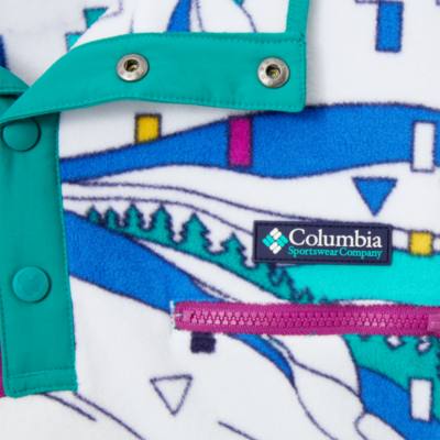 Columbia Mickey Mouse Ladies' White Fleece Pullover Jacket