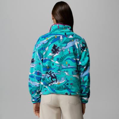 Columbia Mickey Mouse Ladies' Blue Fleece Pullover Jacket