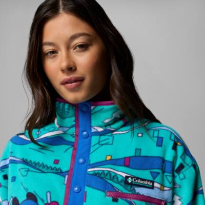 Columbia Mickey Mouse Ladies' Blue Fleece Pullover Jacket