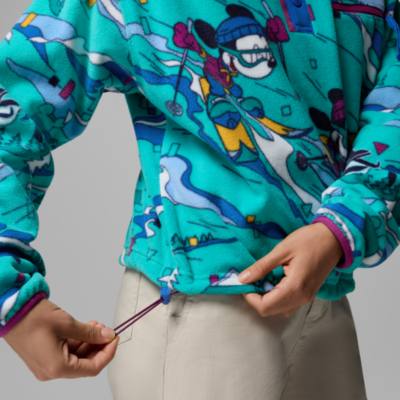 Columbia Mickey Mouse Ladies' Blue Fleece Pullover Jacket