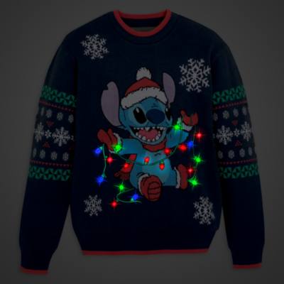 Stitch Light-Up Festive Jumper For Adults