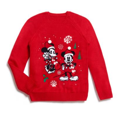 Micky und Minnie Maus - Weihnachtlicher Pullover für Erwachsene