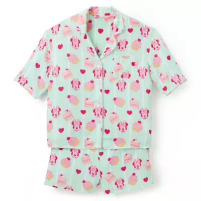 Minnie Maus - Kuchen - Kurzpyjama f&uuml;r Damen