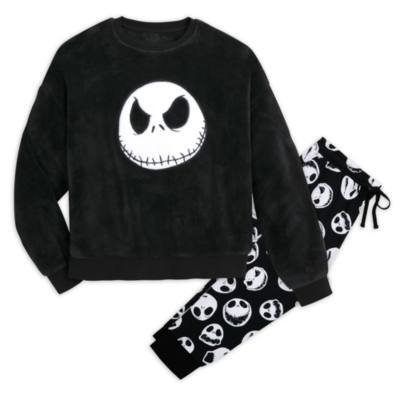 Tim Burtons Nightmare Before Christmas - Jack Skellington - Fleece-Pyjama f&uuml;r Damen