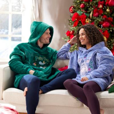 Peter Pan Oversized Lounge Hooded Top For Adults