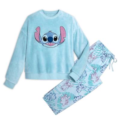 Stitch Ladies' Fleece Pyjamas, Lilo & Stitch