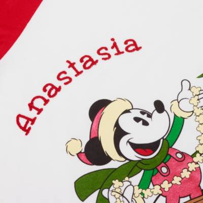 Micky Maus & Freunde - Weihnachtlicher Familien-Pyjama f&uuml;r Damen