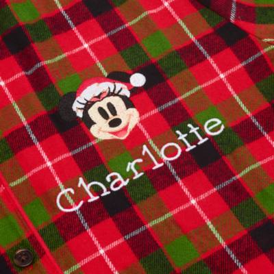 Minnie Mouse Festive Plaid Ladies&rsquo; Pyjamas