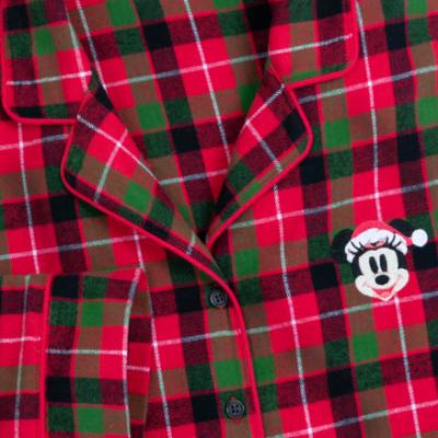 Pijama cuadros navide&ntilde;o Minnie Mouse para mujer