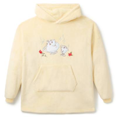 Haut d'int&eacute;rieur La Belle et la B&ecirc;te &agrave; capuche coupe large pour adultes