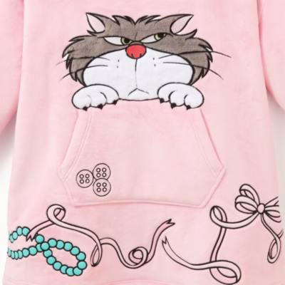 Cinderella - Luzifer - Kapuzenpullover in &Uuml;bergr&ouml;&szlig;e f&uuml;r Erwachsene