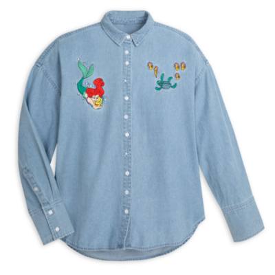The Little Mermaid Ladies' Denim Shirt